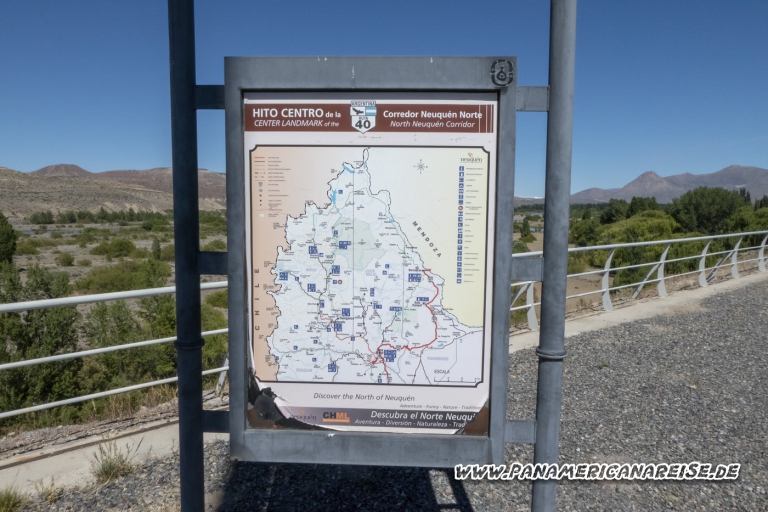 Chos Malal Argentinien Mitte der Ruta 40