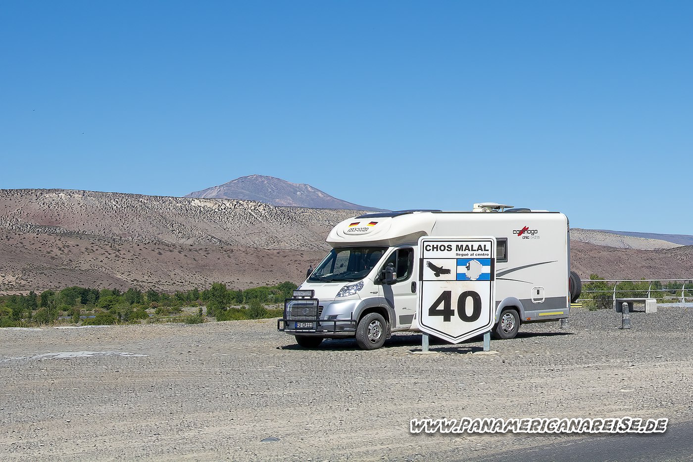 Chos Malal Argentinien Mitte der Ruta 40